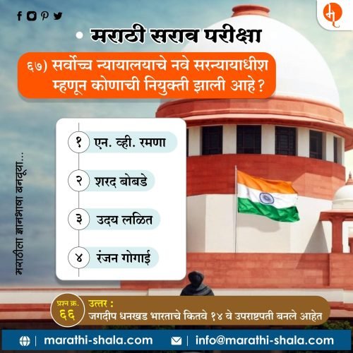 सर्वोच्च न्यायालयाचे नवे सर न्यायाधीश म्हणून कोणाची नियुक्ती झाली आहे ?