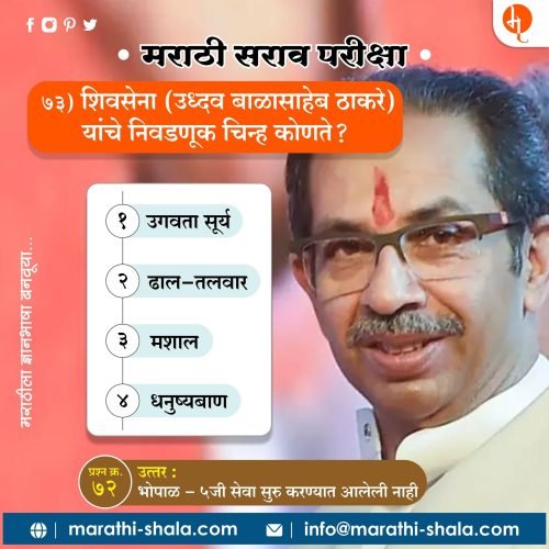 शिवसेना उद्धव बाळासाहेब ठाकरे यांचे निवडणूक चिन्ह कोणते ?