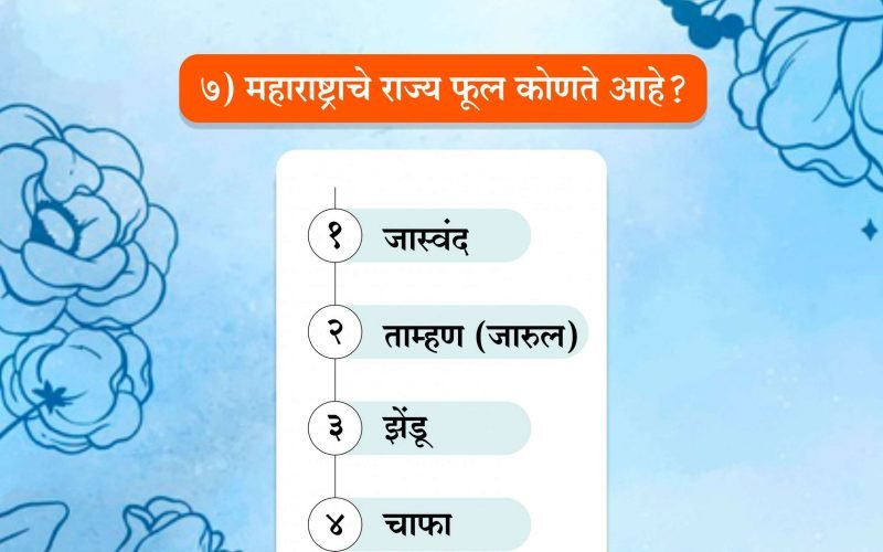 मराठी सराव परीक्षा