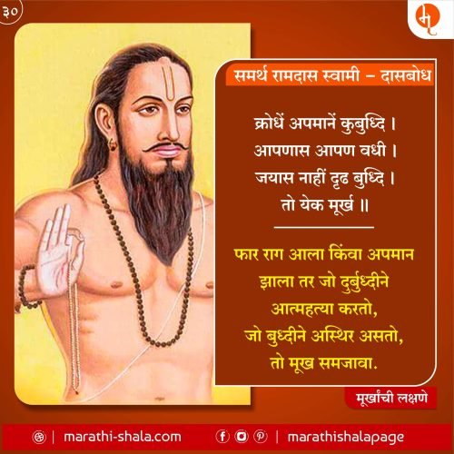Murkhanchi Lakshane | मूर्खांची लक्षणे