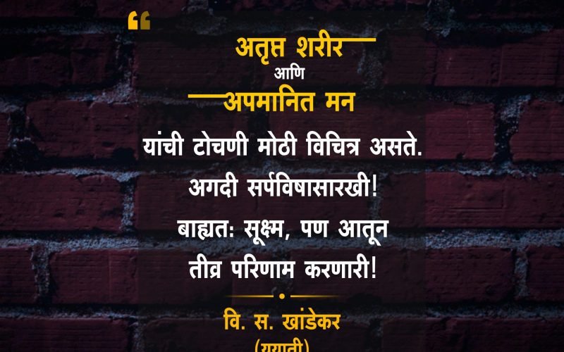 v s khandekar quotes